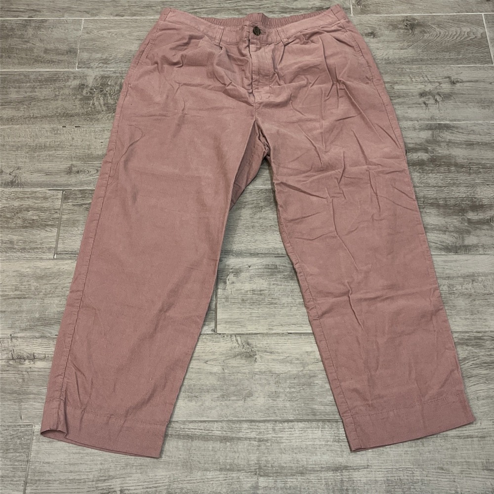 Universal Threads Dusty Rose Lightweight‎ Corduroy Straight Leg Pants Size 14